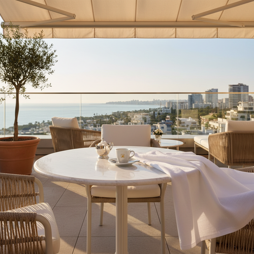 Hotel suite terrace